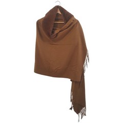 Pashmina borde pelo